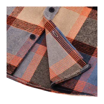 cafe 4 racer - 13 1/2 Ocelový flanel oxblood - 13 1/2 Company Košile 