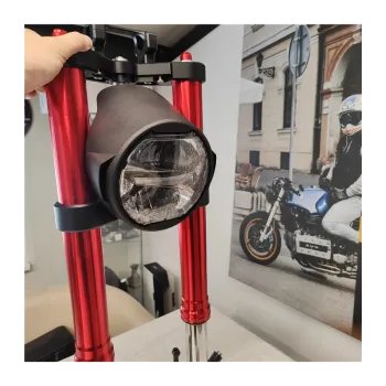 cafe 4 racer - Pevný držák pro světlomet KOSO Thunderbolt  Powerbrick set - Cafe4Racer Retroridní díly 