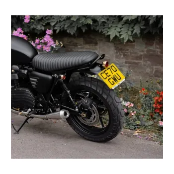 cafe 4 racer - The Love Handle - Madlo pre spolujazdca - Street Twin/Street Scrambler/T100/T120 - čierne - Motone Triumph Bonneville 