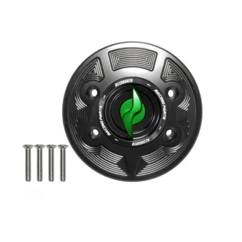 cafe 4 racer - Tank filler cap for BMW motorbikes with quick release machined from billet aluminium, Accossato brand code FC133 - Accossato  Fuel Caps 