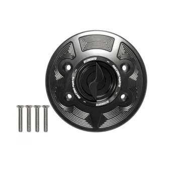 cafe 4 racer - Tank filler cap for BMW motorbikes with quick release machined from billet aluminium, Accossato brand code FC133 - Accossato  Fuel Caps 
