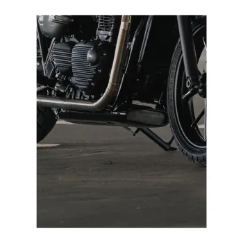 cafe 4 racer - FORTYNINER - Súprava na úpravu prednej casti klin  motora - lesklá čierna - Motone Triumph Bonneville 