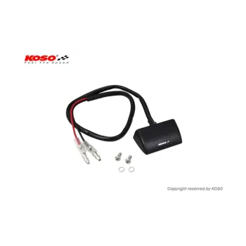 cafe 4 racer - XRAY, ROUND LICENSE PLATE LIGHT, LED - MCS License plate lights 