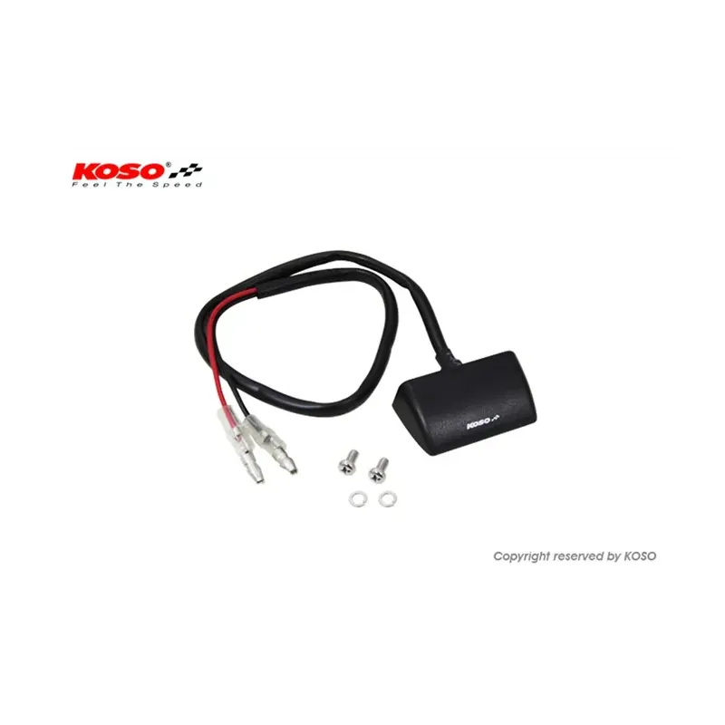 cafe 4 racer - KOSO  LED license plate lighting, Blade (black) E-tested  - Koso License plate lights 4260303011424
