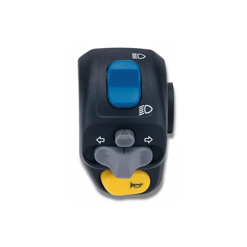 cafe 4 racer - Domino Electric Control  switch Left  Turn signals, horn, high-beam / low-beam switch - Domino & Tommaselli 22mm & 7/8 inch 