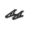 cafe 4 racer - HIGHSIDER CNC Alu headlight bracket Black SHORT - Highsider Headlights  brackets & holders   4054783028436