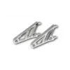 cafe 4 racer - HIGHSIDER CNC Alu headlight bracket Chrome SHORT - Highsider Headlights  brackets & holders   4054783028443