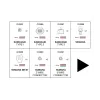 OXFOR INDICATOR LEADS YAM 2 WIRE CONNECT