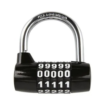 OXFOR 5-DIGIT COMBINATION PADLOCK BLK
