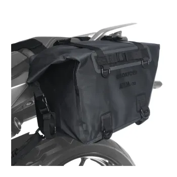 cafe 4 racer - OXFOR AQUA PANNIERS 32L, BLK/BLK - OXFORD Bags 5030009193729