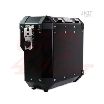 cafe 4 racer - Aluminium Panniers Atlas 34L, exhaust side - UNIT GARAGE Bags and accessories 