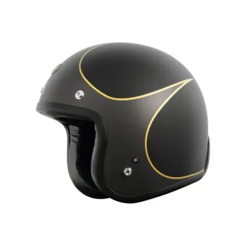 cafe 4 racer - T-50 ECE otevřená přilba lesklá Root Beer Megaflake - TORC Helmets  T-50  