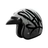 cafe 4 racer -  T-50 ECE Open Face Helmet Wild One Gloss Gray - TORC Helmets  T-50 ECE 