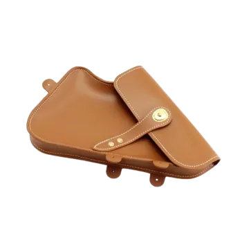 cafe 4 racer - BMW R nine T side bags brown set left + right side - Cafe4Racer Bags and Accessories 
