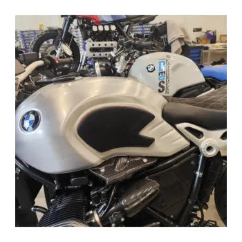 cafe 4 racer - Rubber tank Guard for BMW R9T  black  - Cafe4Racer Protection  