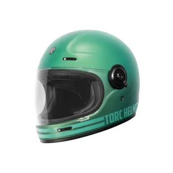 cafe 4 racer - T-1 TORC  Retro Full Face Helmet Iso Bars - TORC Helmets  T-1 