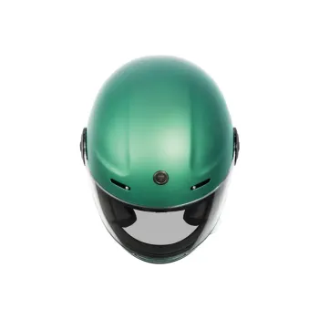 cafe 4 racer - T-1 TORC  Retro Full Face Helmet Green Cali Teal - TORC Helmets  T-1 