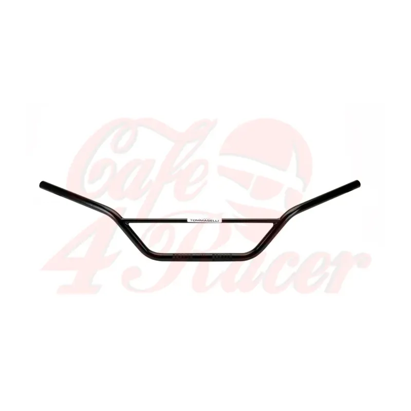cafe 4 racer - Tommaselli SCRAMBLER HIGH Handlebar, Black - Domino & Tommaselli Scrambler handlebars 