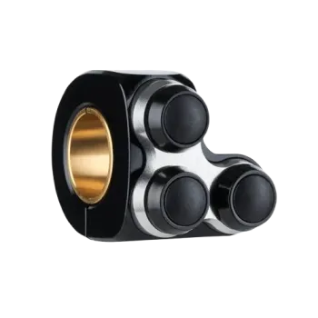 cafe 4 racer - Rebel switch 4 button LED – Polished 22mm 7/8" Handlebar - Rebelmoto 25,4mm & 1 inch  