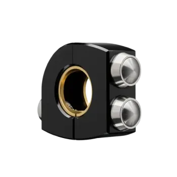 cafe 4 racer - CNC Machined Billet Aluminum Handlebar Mount Switch - POLISHED - MAX-INC  22mm & 7/8 inch 
