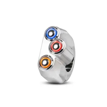 cafe 4 racer - Motogadget Set M-UNIT Blue Motogadget 3 & 3 Button 22 mm (7/8) - Motogadget Ostatní prvky k stavbám 