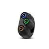 cafe 4 racer - Rebel Button 3 tlačítka LED - černá 22 mm 7/8" - Rebelmoto 22 mm / 7/8 palce 