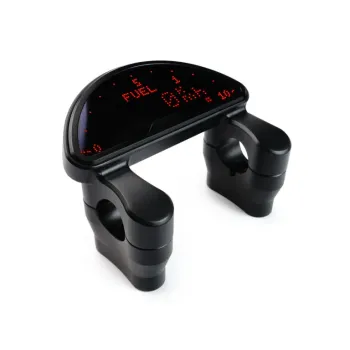 cafe 4 racer - Risers 28.6mm Height 32mm anodized black - Rebelmoto Clamp Kit & Risers 