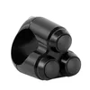 cafe 4 racer - Trojitý Micro tlačidlo pre riaditká 22mm 7/8" čierny - Motone 22mm / 7/8 inch 