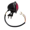 cafe 4 racer - Mini Bates Tail Light - Stainless Fixings - LED - BLACK - Motone LED Rear lights 