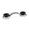 cafe 4 racer - Triumph Bonneville Billet Fork Brace - chromovaný - Motone Triumph Bonneville 