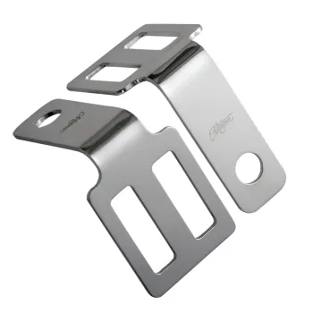 cafe 4 racer - HIGHSIDER indicator bracket set for 49+50+52+54 mm - Highsider CNC aluminum housing & brackets 4054783188574