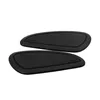cafe 4 racer - Classic Cafe Racer custom Knee Pads - Black Pinstripe for Triumph Twin - Motone Triumph Bonneville 