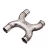 cafe 4 racer - Triumph X-pipe Lite CAT-Delete pre  výfukový systém LC Eur 4 - Motone Triumph Bonneville 