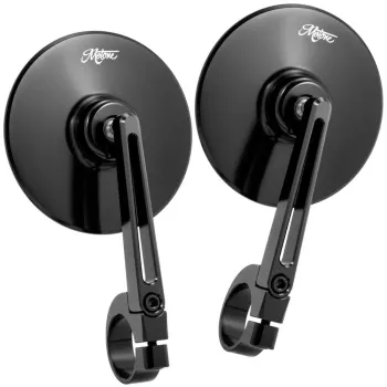 cafe 4 racer - EXACTA MOUNTS Univerzální sada pro upevnění zrcadla 22 mm/25,4 mm - PÁR - Motone Zátěže na řídítka 
