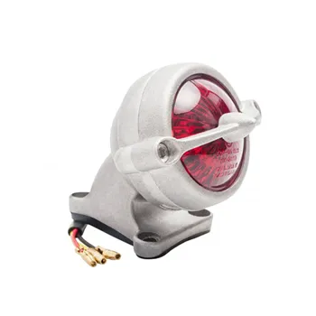 cafe 4 racer - MINI LED TOMBSTONE TAILLIGHT, CHROME - MCS LED Rear lights 