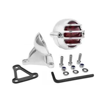cafe 4 racer - Nitro, mini fender LED taillight. Black. Red lens - MCS LED Rear lights 