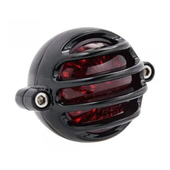 cafe 4 racer - LED Tail Light "Gun" with KZB Red Ø30 mm - HS MOTO Germany LED Rear lights 4251352601841