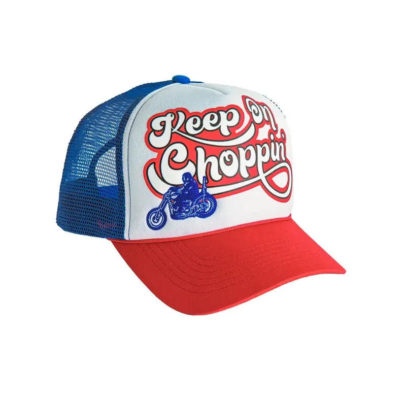 cafe 4 racer - 13 1/2 Keep On Choppin trucker cap - 13 1/2 Company Šiltovka 