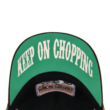 cafe 4 racer - 13 1/2 Keep On Chopping trucker cap brown/khaki - 13 1/2 Company Šiltovka 