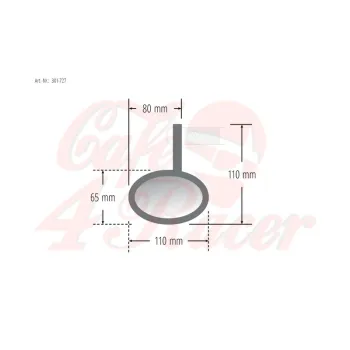 cafe 4 racer - SHIN YO handle bar end mirror FERRARA - Shin Yo Bar end mirrors 4054783041374