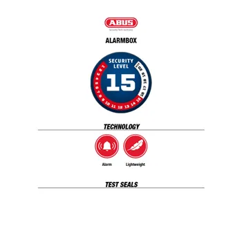 Abus, Alarmbox. Black