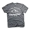 cafe 4 racer - Tričko s logem American Chopper Washed dark heather - American Chopper Trička 