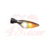 cafe 4 racer - Kellermann LED indicator / position light Micro Rhombus PL, chrome, front left - Kellermann 2in1 and 3in1  4029265471000
