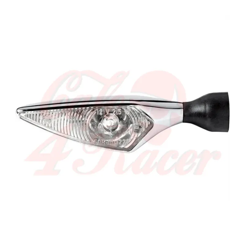 cafe 4 racer - Kellermann Turn signal MicroRhombus chrome-plated, white glass, front left rear right - Kellermann Standard indicators 4029265261007