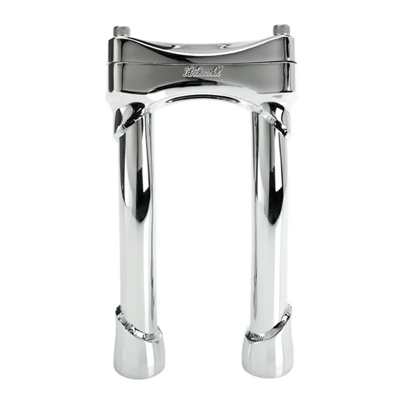 cafe 4 racer - Biltwell, Murdock pullback risers 8" chrome - BILTWELL Clamp Kit & Risers 