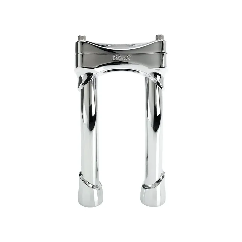 cafe 4 racer - Biltwell, Murdock pullback stoupačky 8" chrom - BILTWELL Svorky & stoupačky na řídítka 