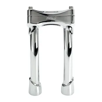 cafe 4 racer - Biltwell, Murdock pullback risers 8" chrome - BILTWELL Clamp Kit & Risers 