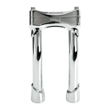 cafe 4 racer - Biltwell, Murdock pullback risers 8" chrome - BILTWELL Clamp Kit & Risers 