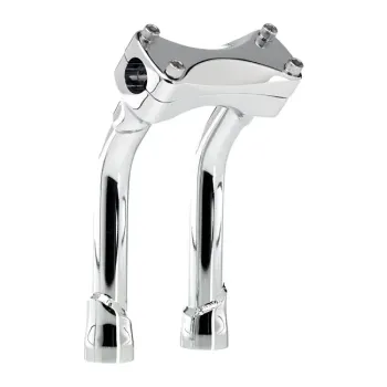 cafe 4 racer - Biltwell, Murdock pullback stoupačky 8" chrom - BILTWELL Svorky & stoupačky na řídítka 