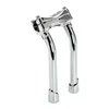 cafe 4 racer - Biltwell, Murdock pullback risers 10" chrome - BILTWELL Clamp Kit & Risers 